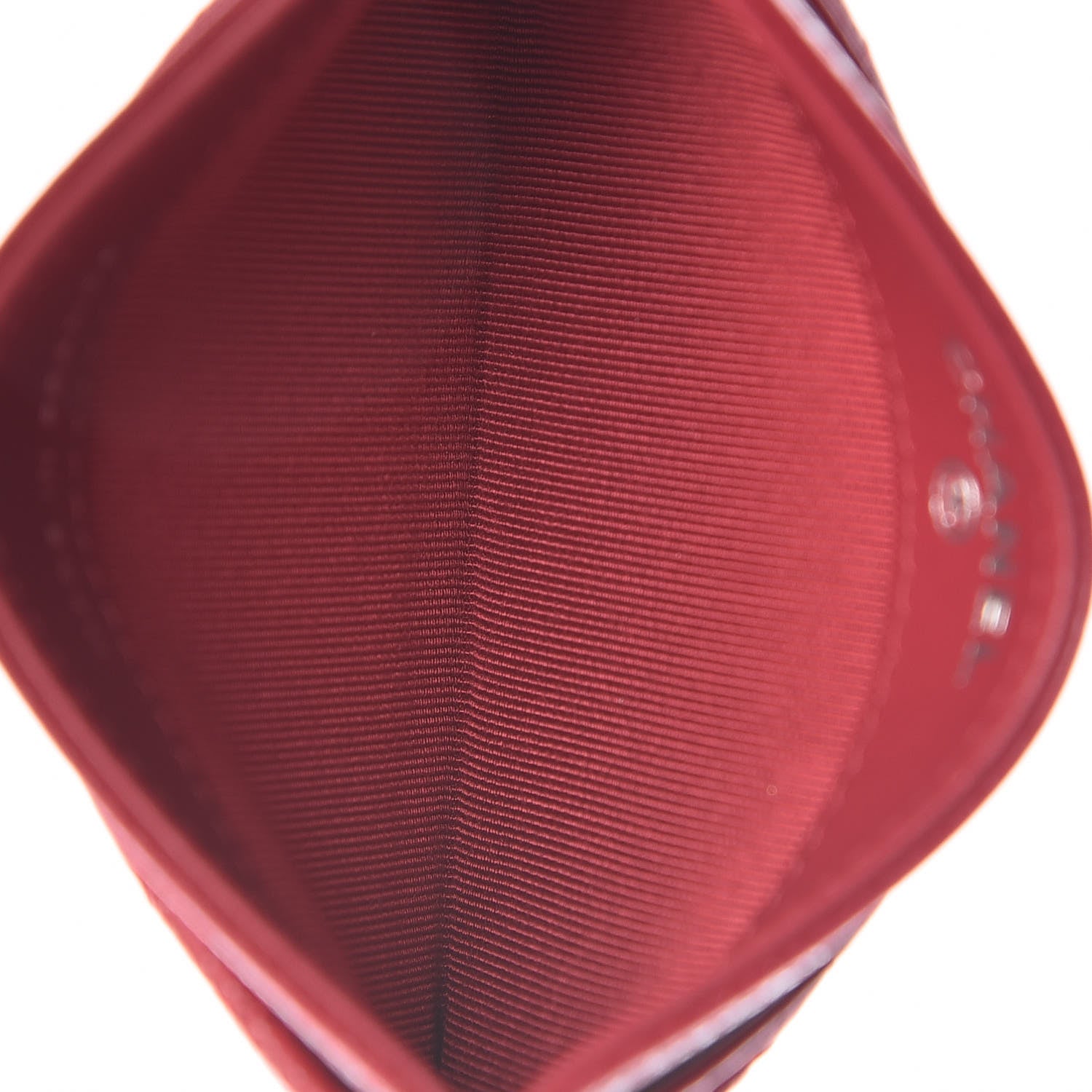 Chanel Caviar Quilted Card Holder Dark Pink 5 of 9