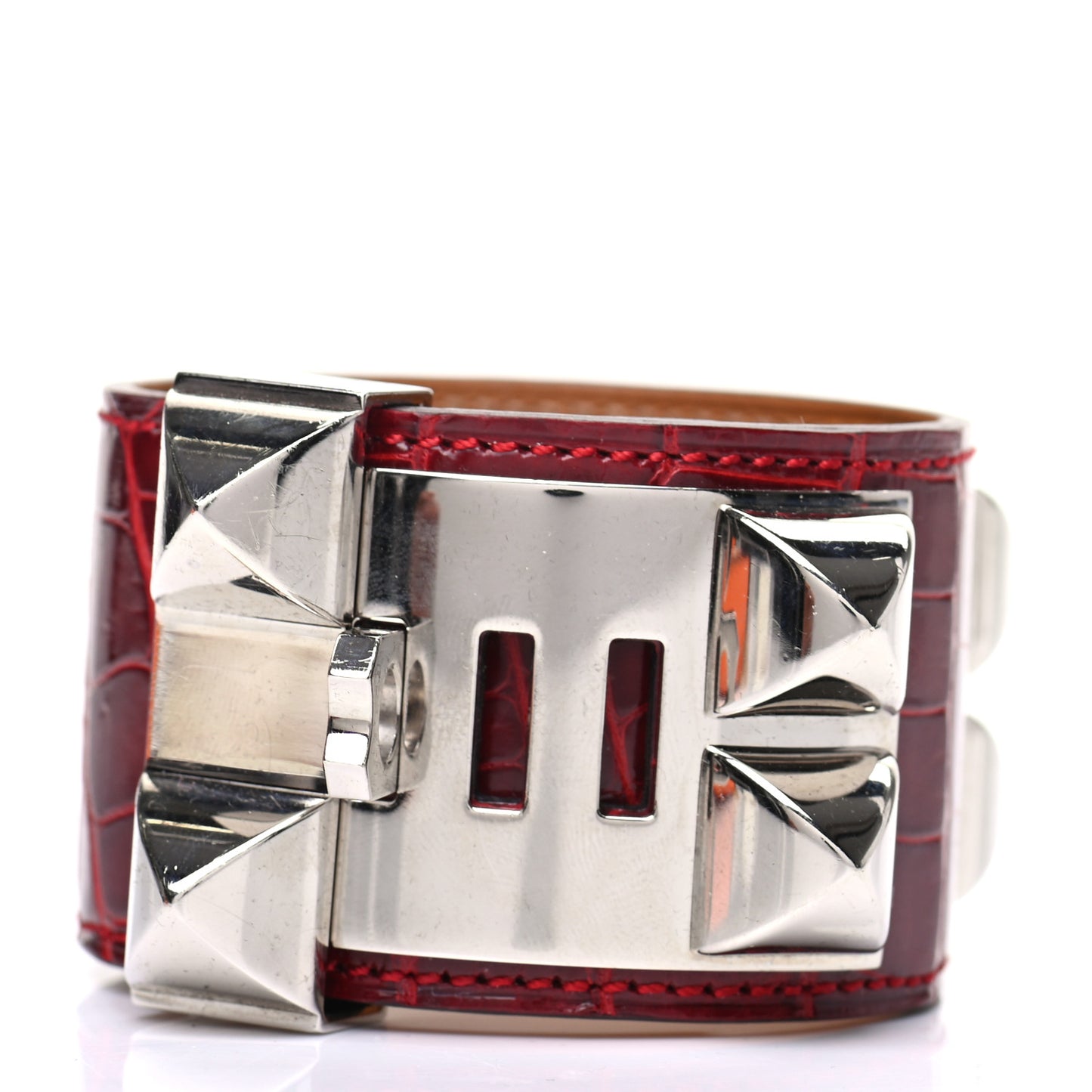 Shiny Alligator Collier De Chien CDC Bracelet S Braise