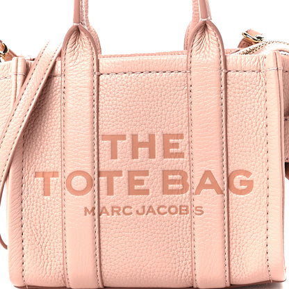 Marc Jacobs Grained Calfskin Micro The Tote Bag Rose 8 of 10