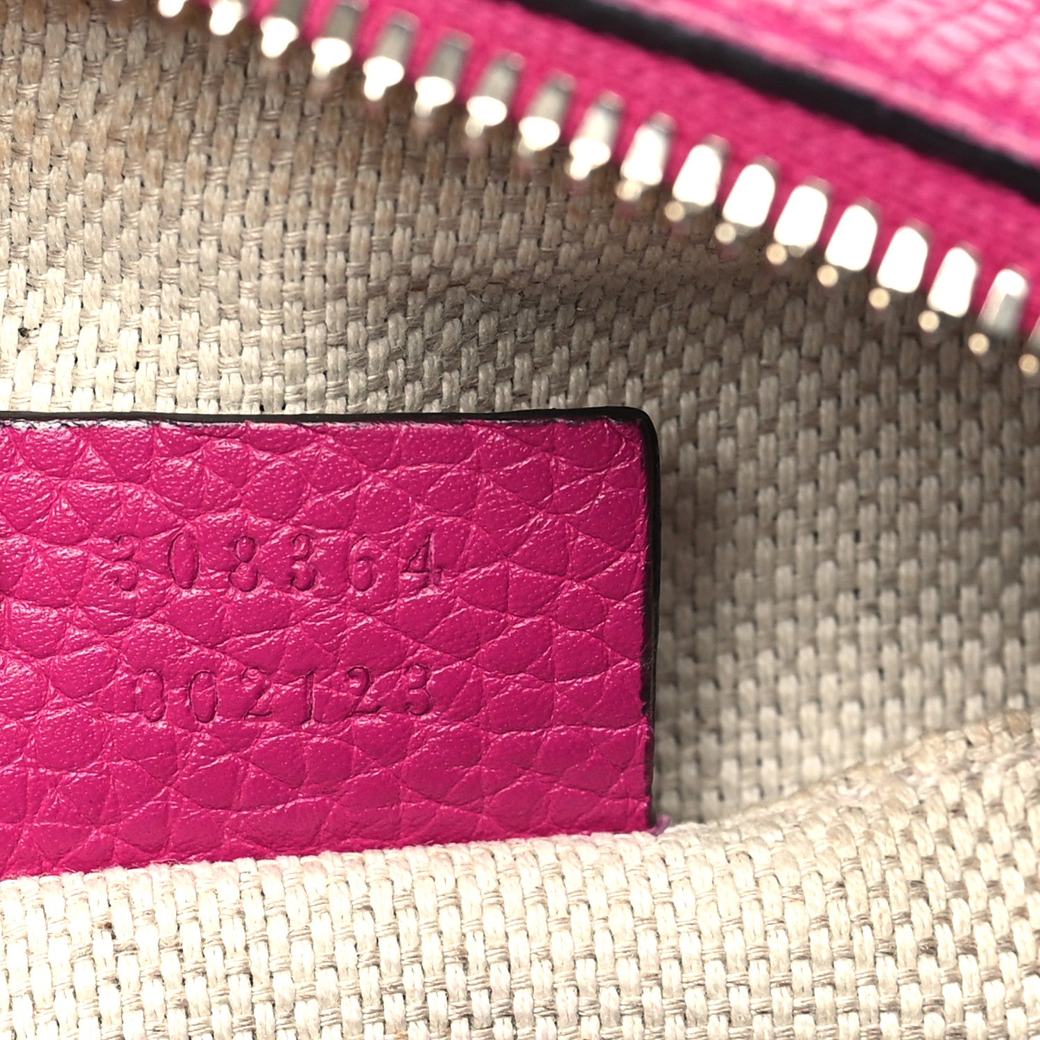 Gucci Cellarius Calfskin Small Soho Disco Bag Bright Bouganville 7 of 10