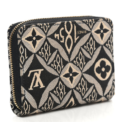 Louis Vuitton Jacquard Since 1854 Zippy Coin Purse Grey 3 of 9