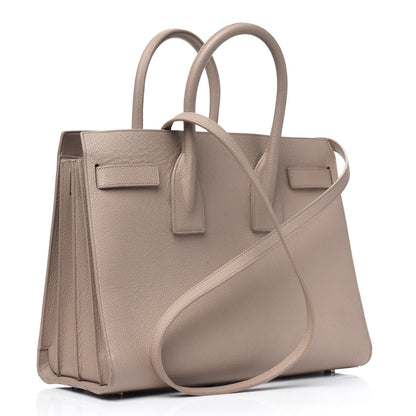 Saint Laurent Grained Calfskin Small Sac De Jour Nude Powder 2 of 4
