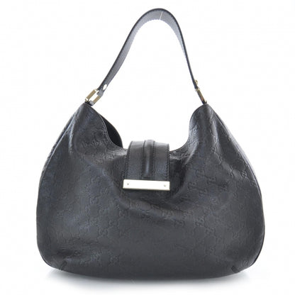 Gucci Guccissima New Ladies Web Hobo Black 1 of 7