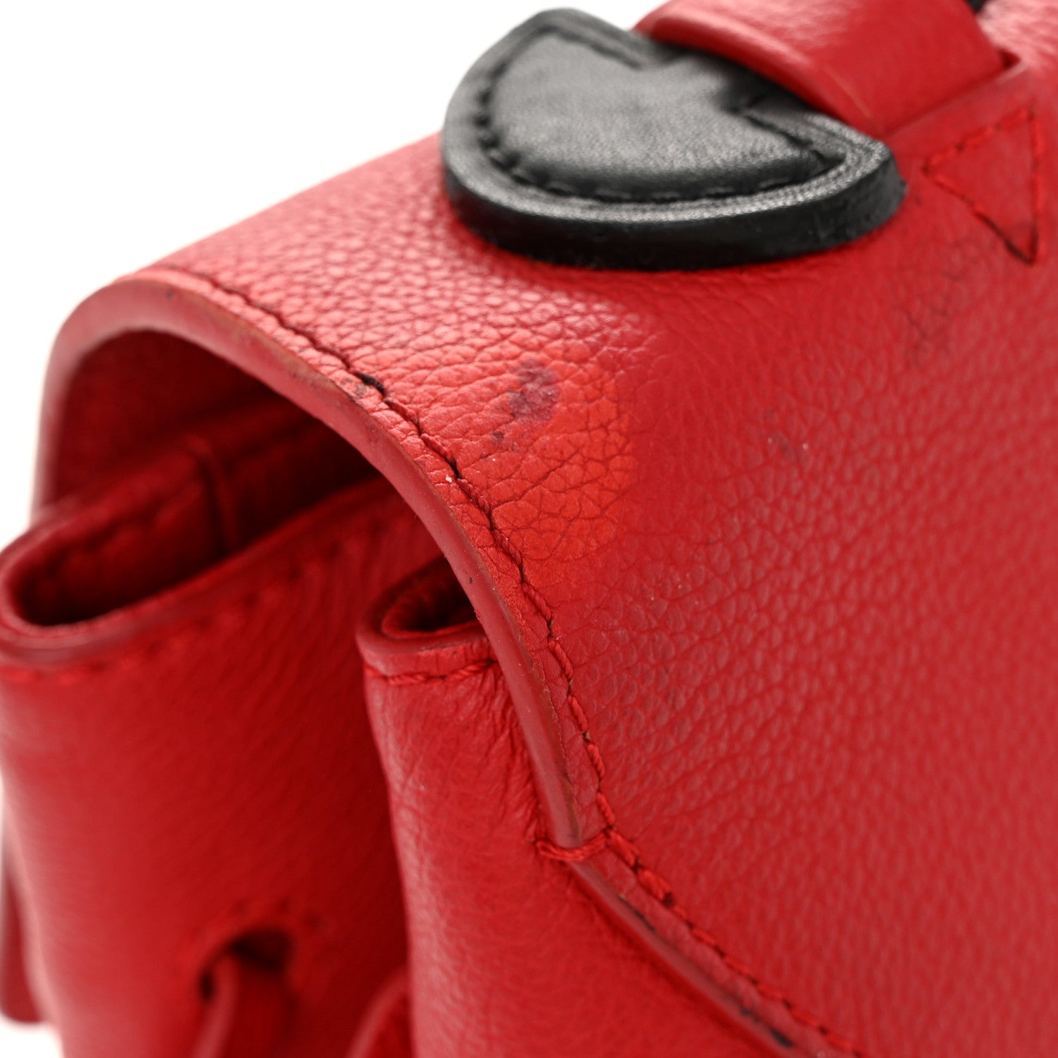 Louis Vuitton Calfskin Lockme PM Rouge 12 of 14