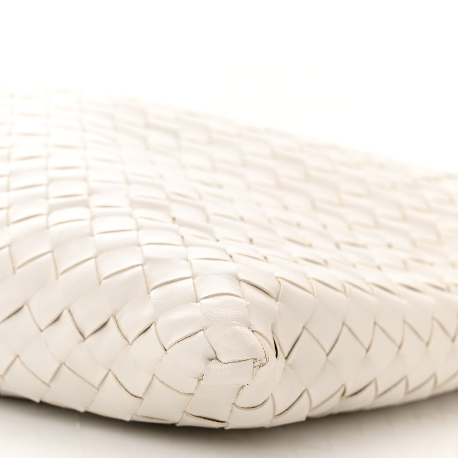 Bottega Veneta Calfskin Intrecciato Large Hop White 10 of 10