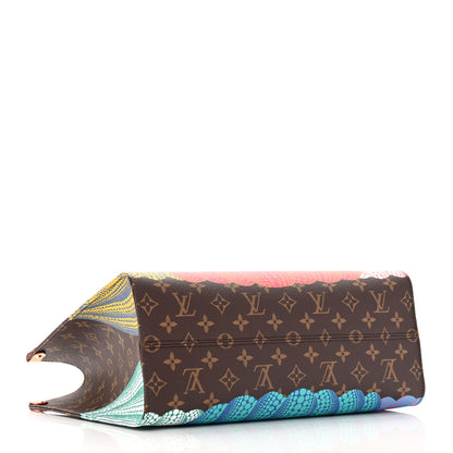 Louis Vuitton LV X YK Monogram Pumpkin Onthego MM Multicolor 4 of 10