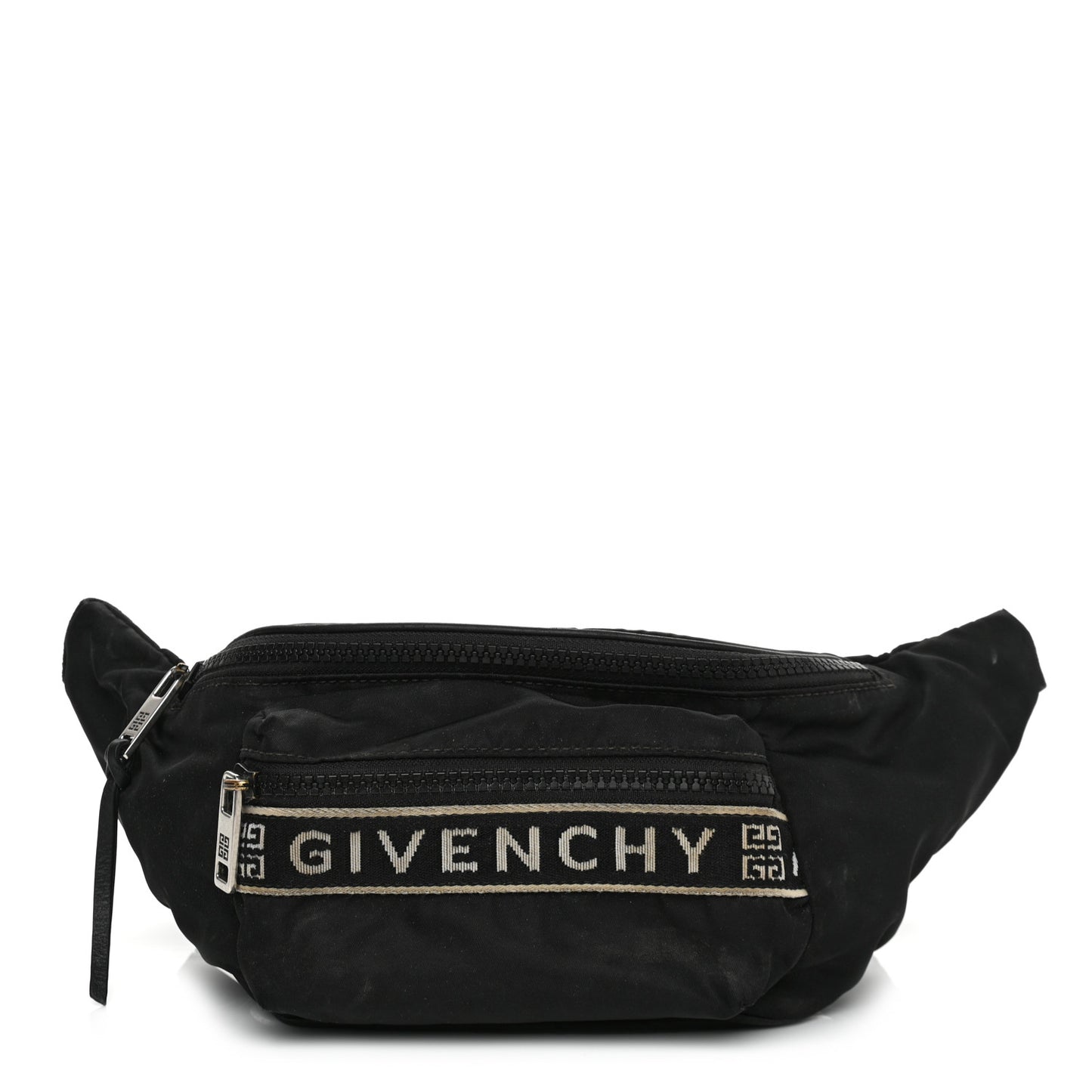 Nylon Logo Belt Bag Black