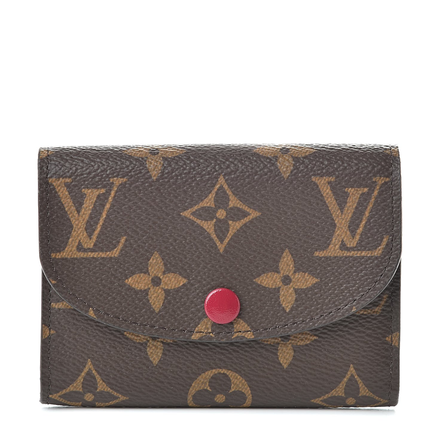 Monogram Rosalie Coin Purse Fuchsia