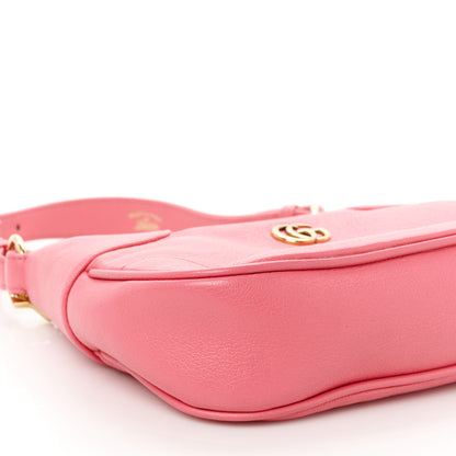 Gucci Goatskin Small Aphrodite Shoulder Bag Rhodamine Pink 10 of 11