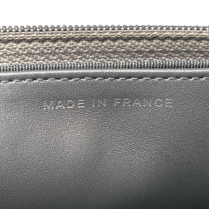 Chanel Metallic Aged Calfskin Quilted Reissue Wallet On Chain WOC Silver 7 of 12