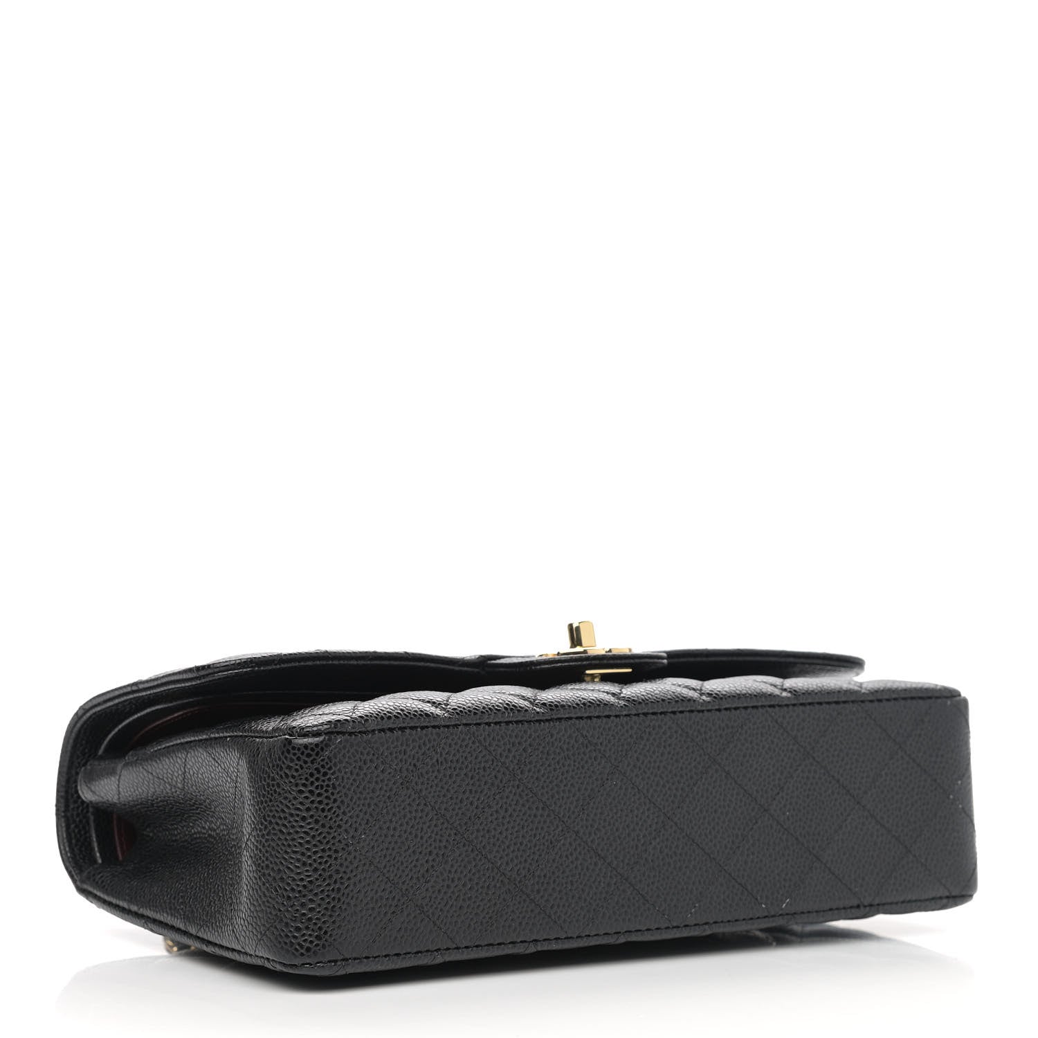 Chanel Caviar Quilted Medium Double Flap Black 3 of 13