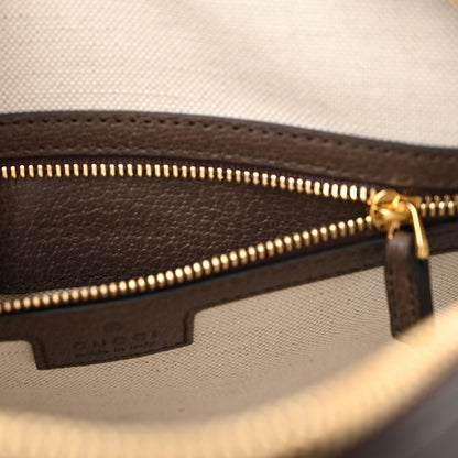 Gucci GG Supreme Monogram Web Small Ophidia Top Handle Bag  Beige Ebony 7 of 15