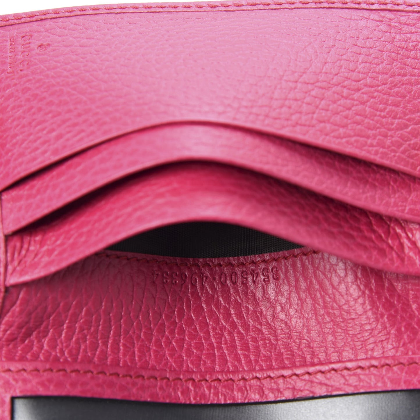 Dollar Calfskin Swing Train Pass Card Case Blossom