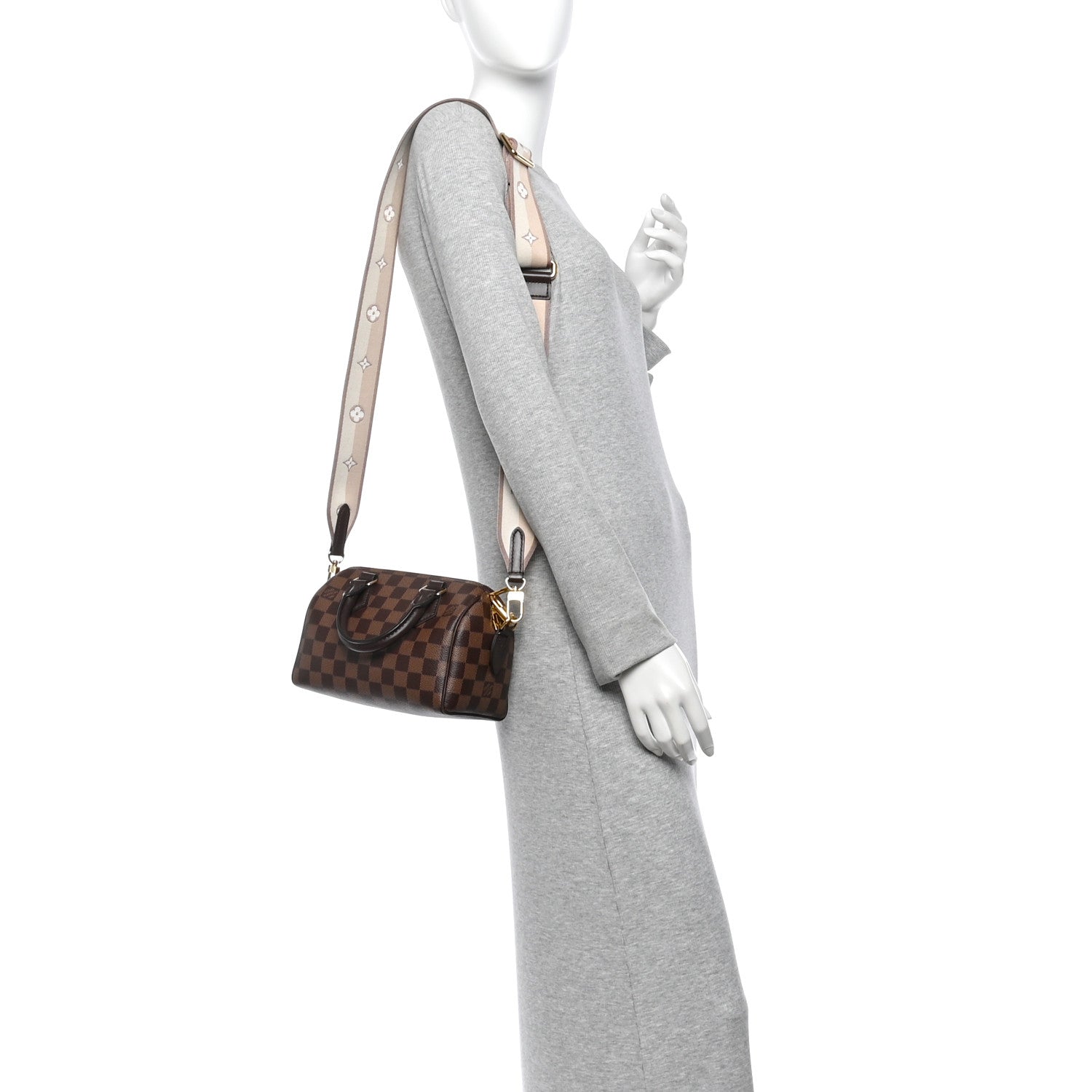 Louis Vuitton Damier Ebene Speedy Bandouliere 20 2 of 10