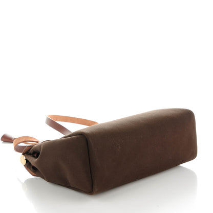 Hermes Vache Hunter Toile Herbag 30 PM Havane 4 of 9