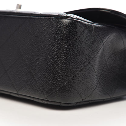 Chanel Caviar Quilted Jumbo Double Flap Black 13 of 15