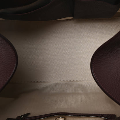 The Row Matte Grained Calfskin Soft Margaux 15 Burgundy 5 of 9