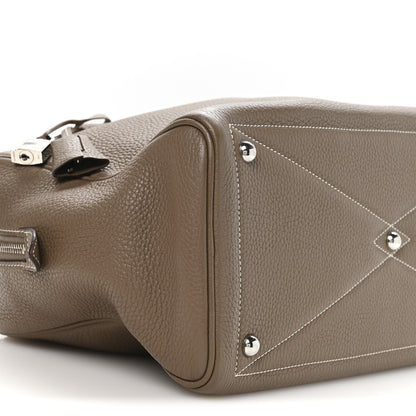 Hermes Taurillon Clemence Victoria II 35 Etoupe 8 of 9