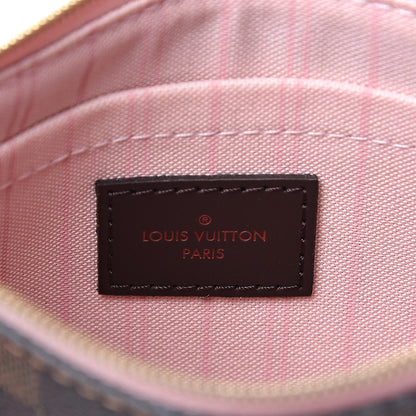 Louis Vuitton Damier Ebene Neverfull MM GM Pochette Rose Ballerine 5 of 6