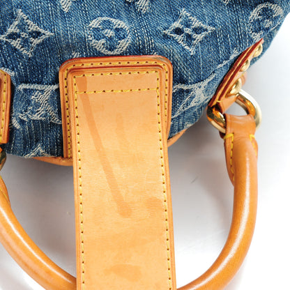 Louis Vuitton Monogram Denim Pleaty Blue 8 of 8