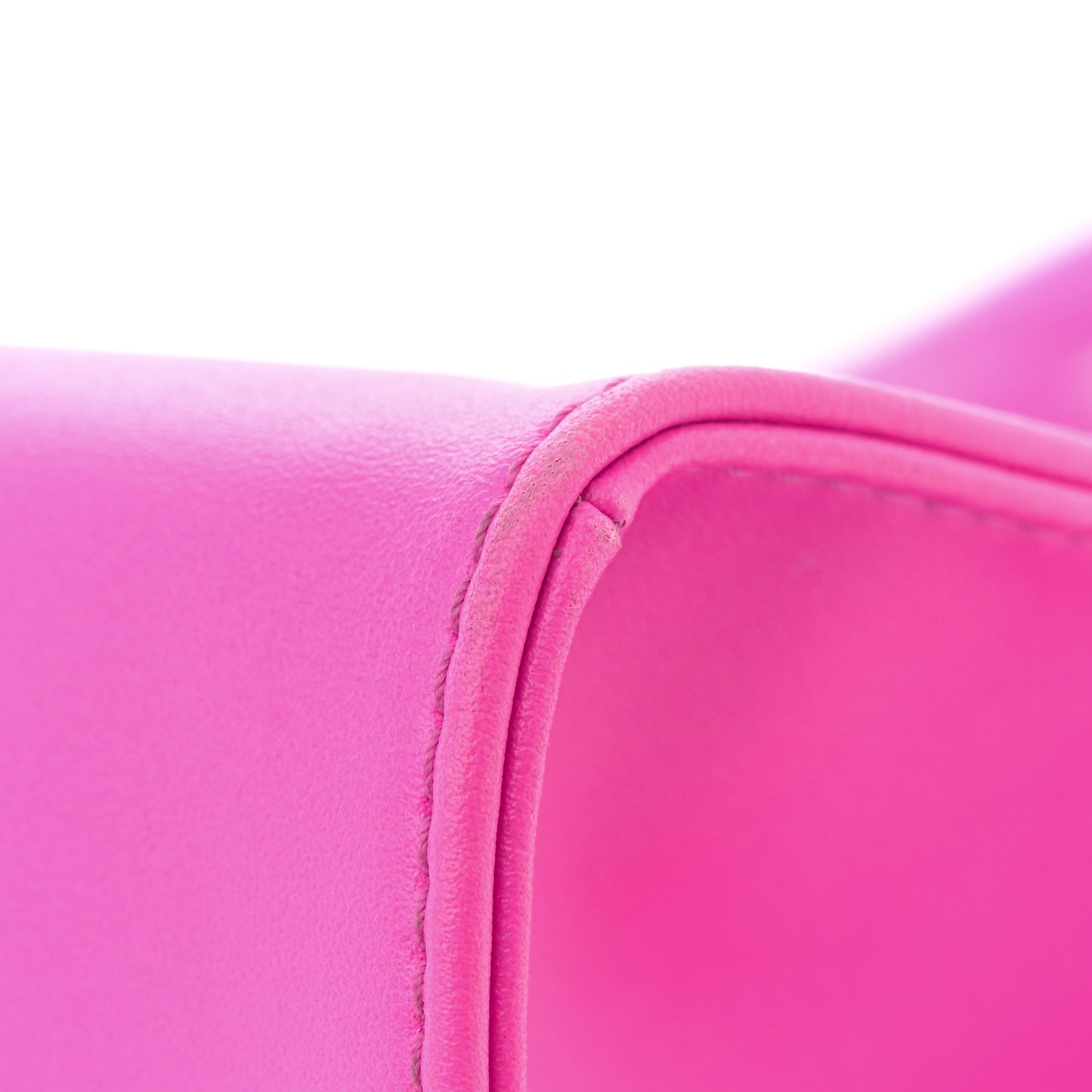 Vegan Leather Medium Shopping Bag Azalea