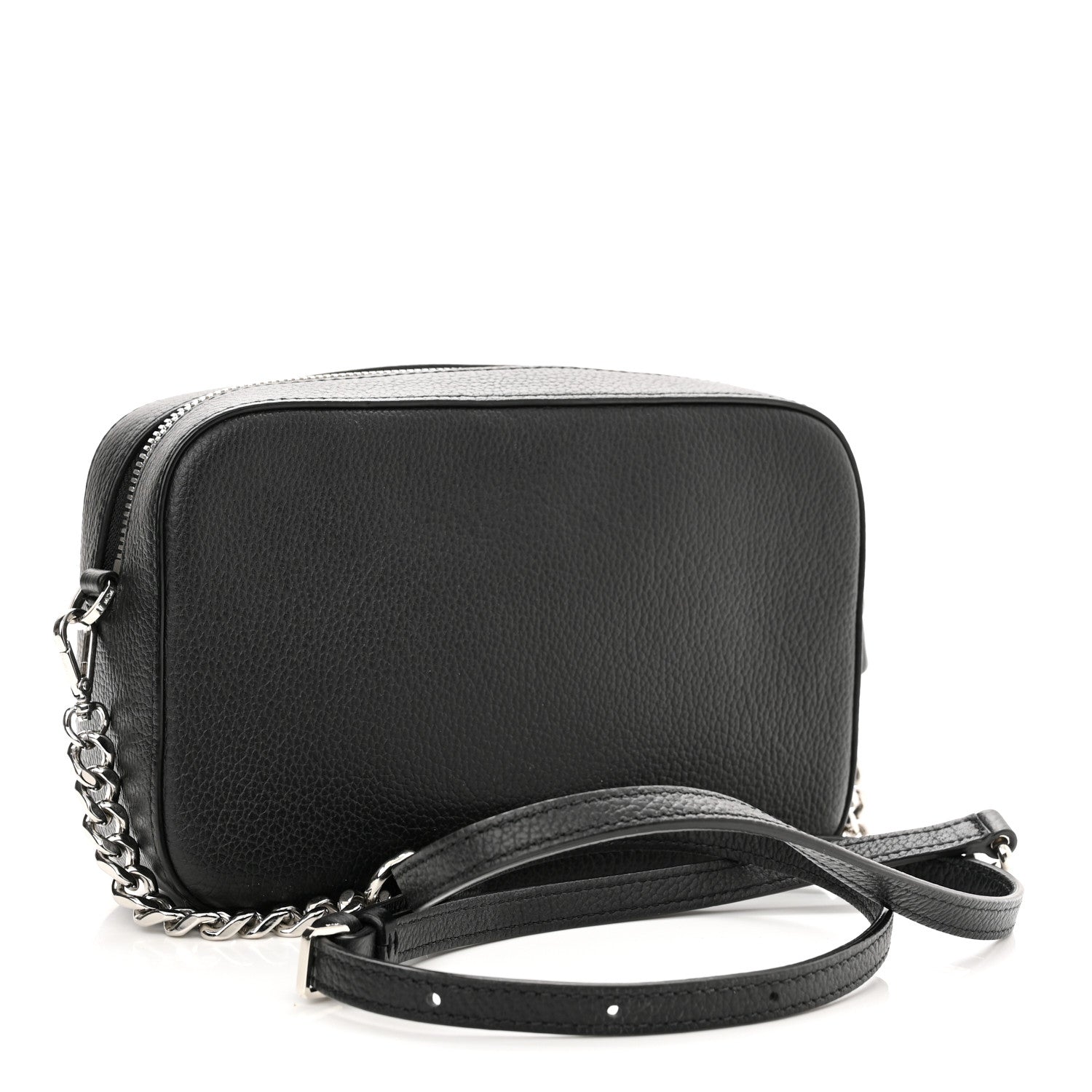 MCM Calfskin Chanswell Studded Camera Bag Black 3 of 10