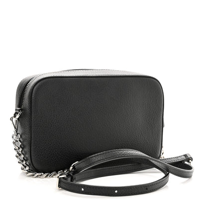 MCM Calfskin Chanswell Studded Camera Bag Black 3 of 10