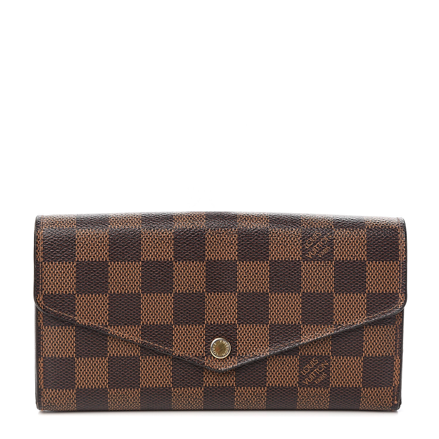 Louis Vuitton Damier Ebene Sarah Wallet NM 1 of 9