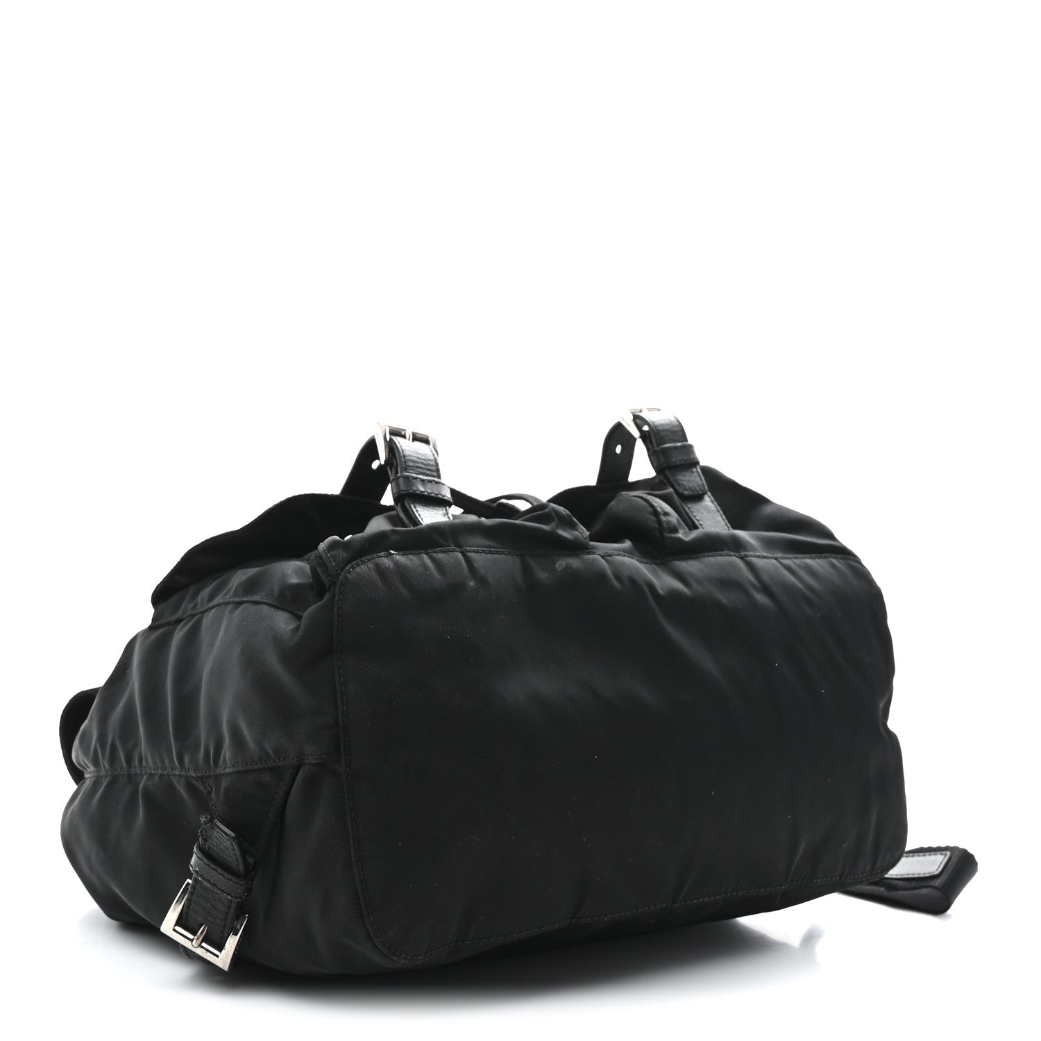 Prada Tessuto Nylon Saffiano Medium Backpack Black 4 of 10