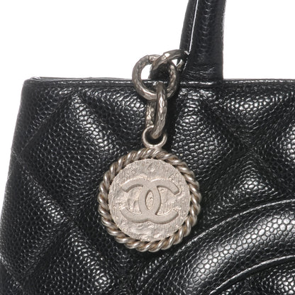 Chanel Caviar Medallion Tote Black 8 of 8