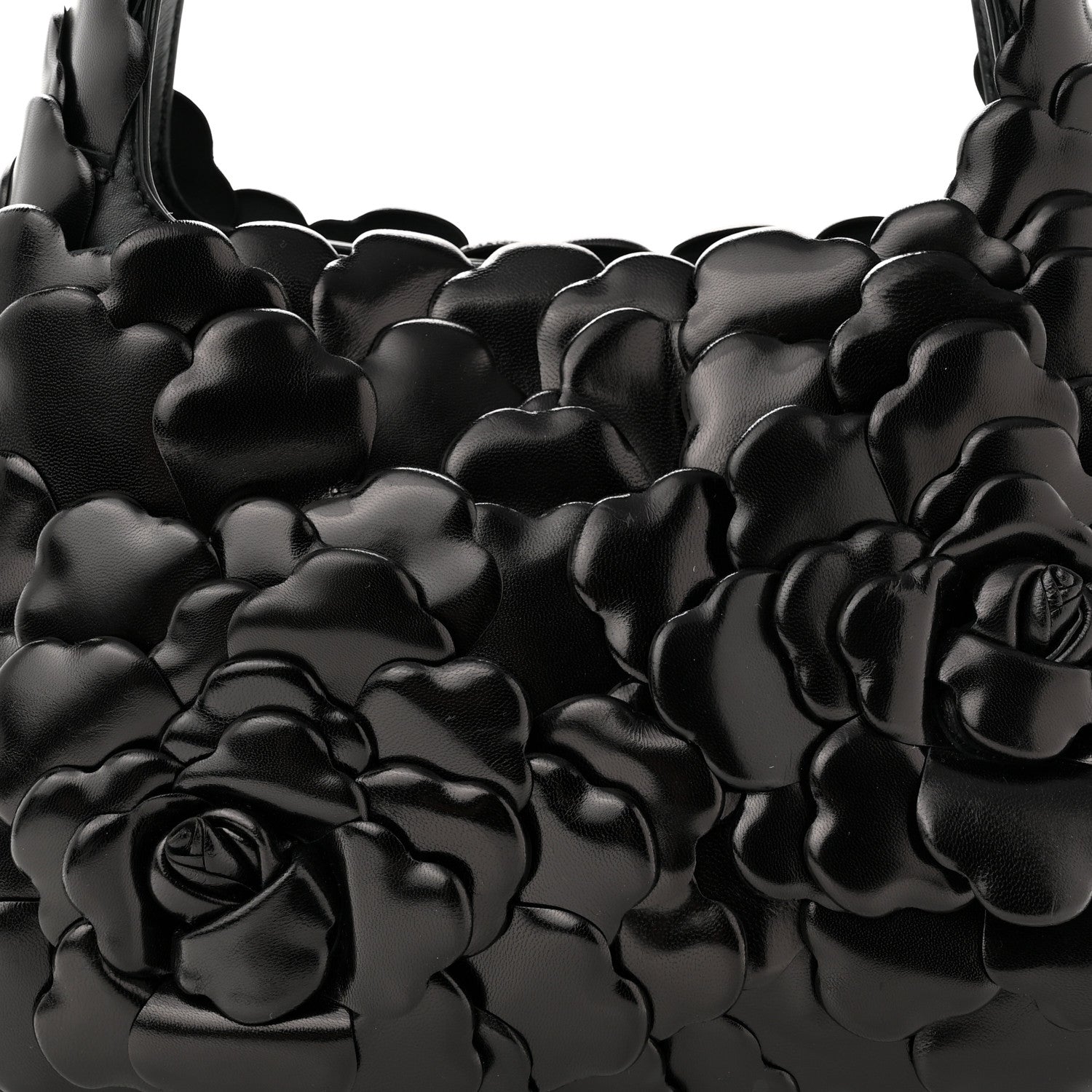 Valentino Garavani Nappa Atelier 03 Rose Edition Small Hobo Black 7 of 9