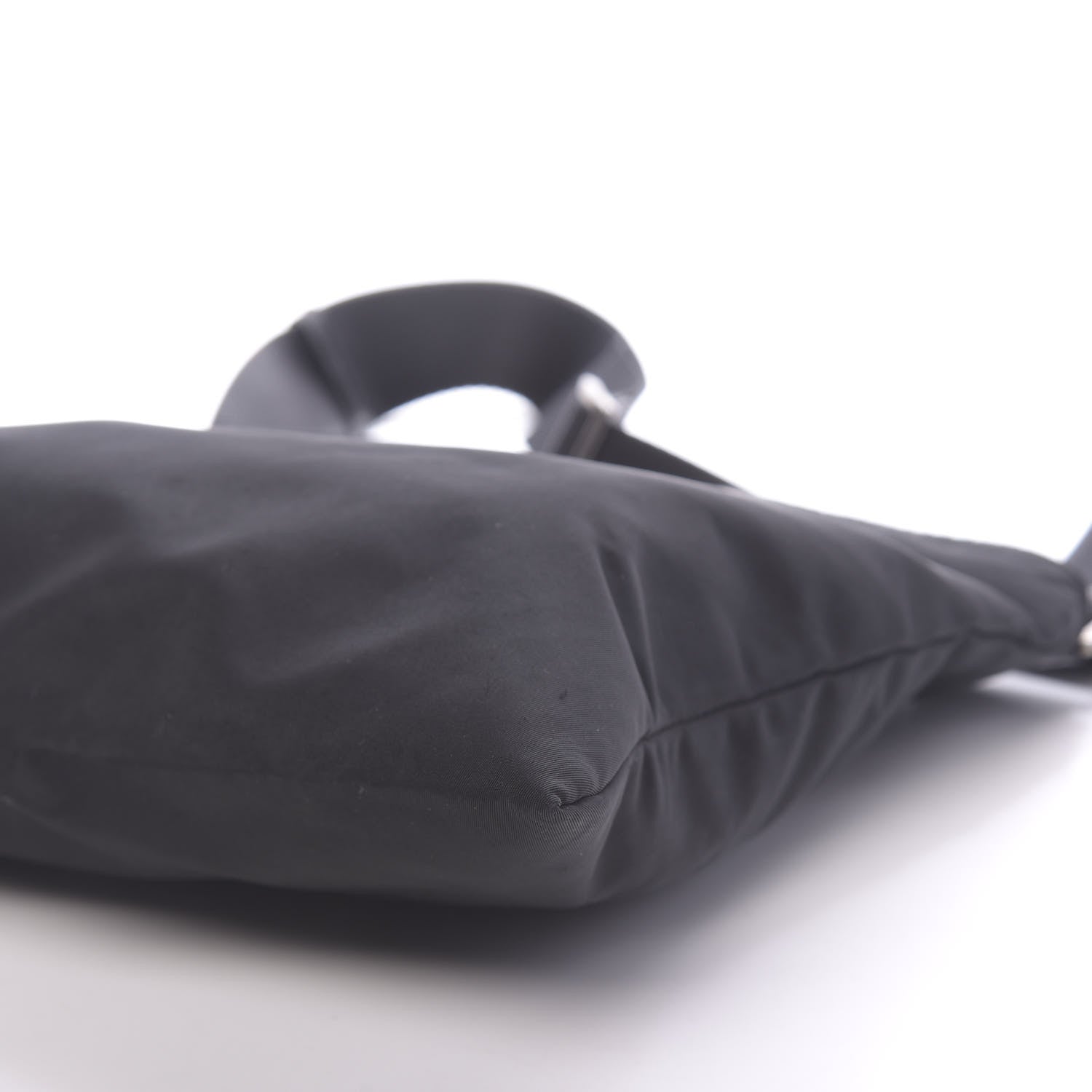 Prada Nylon Vela Flat Messenger Bag Black 9 of 10