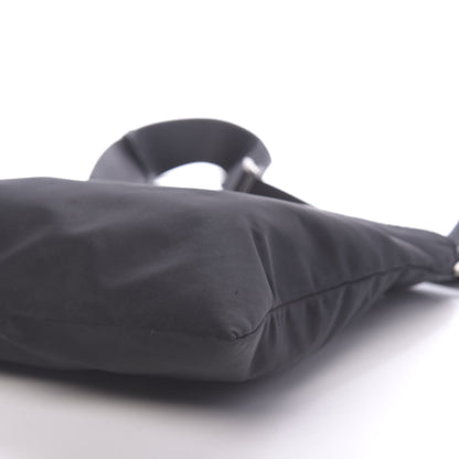 Prada Nylon Vela Flat Messenger Bag Black 9 of 10
