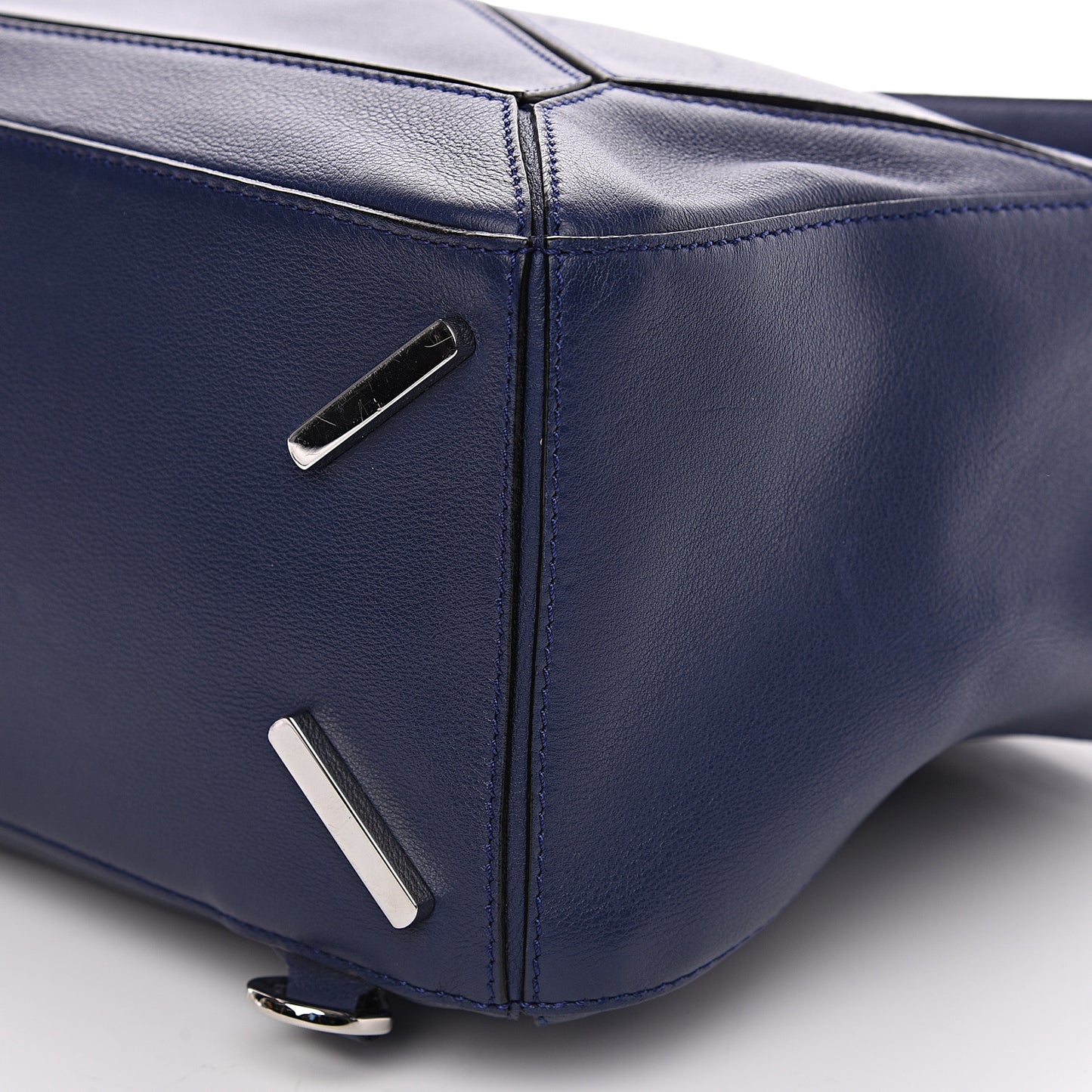 Calfskin Medium Puzzle Bag Marine