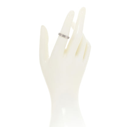 Cartier 18K White Gold 3.5mm LOVE Wedding Band Ring 53 6.5 2 of 5