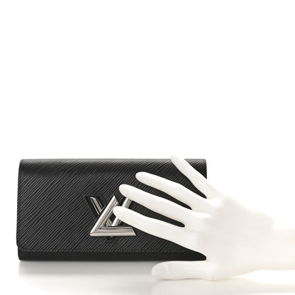 Louis Vuitton Epi Twist Wallet Black 2 of 9