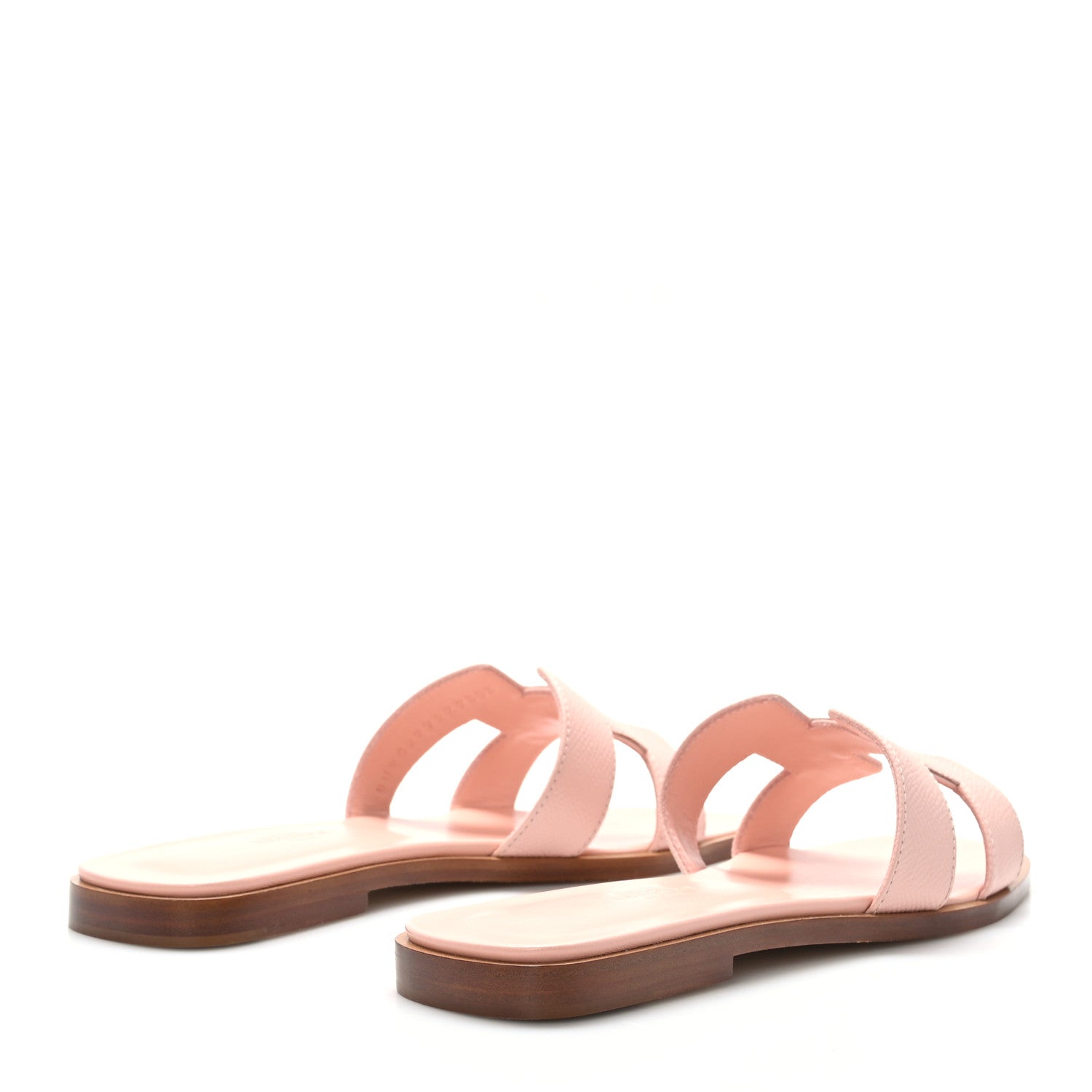 Hermes Epsom Oran Sandals 36.5 Rose Pale 4 of 9