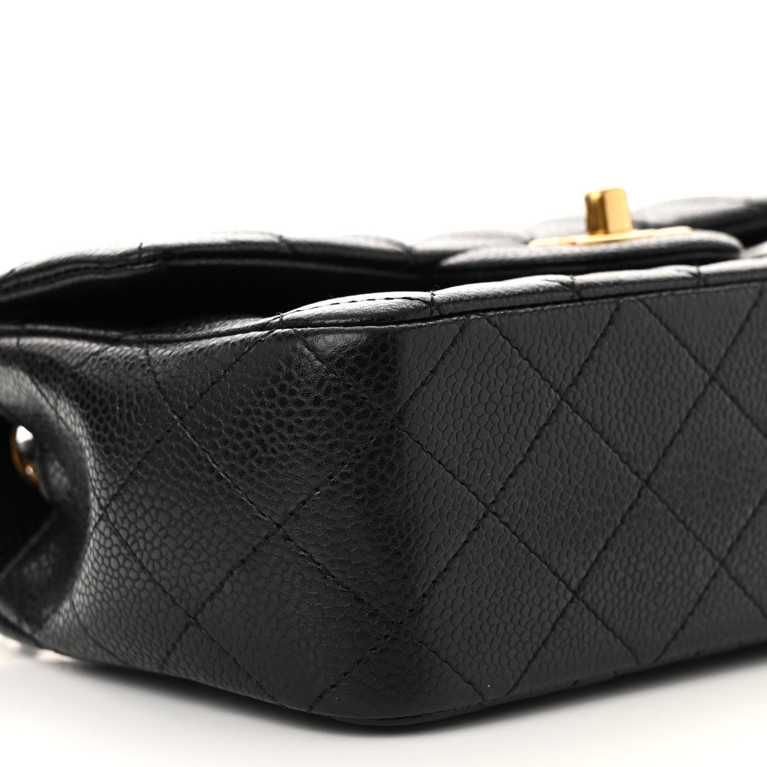 Chanel Caviar Quilted Mini Rectangular Flap Black 9 of 12