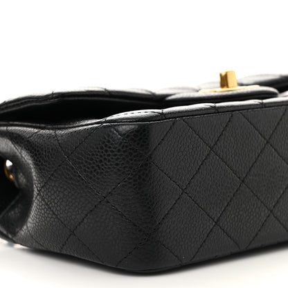 Chanel Caviar Quilted Mini Rectangular Flap Black 9 of 12