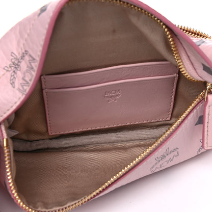 MCM Visetos Small Crossbody Belt Bag Soft Pink 4 of 7