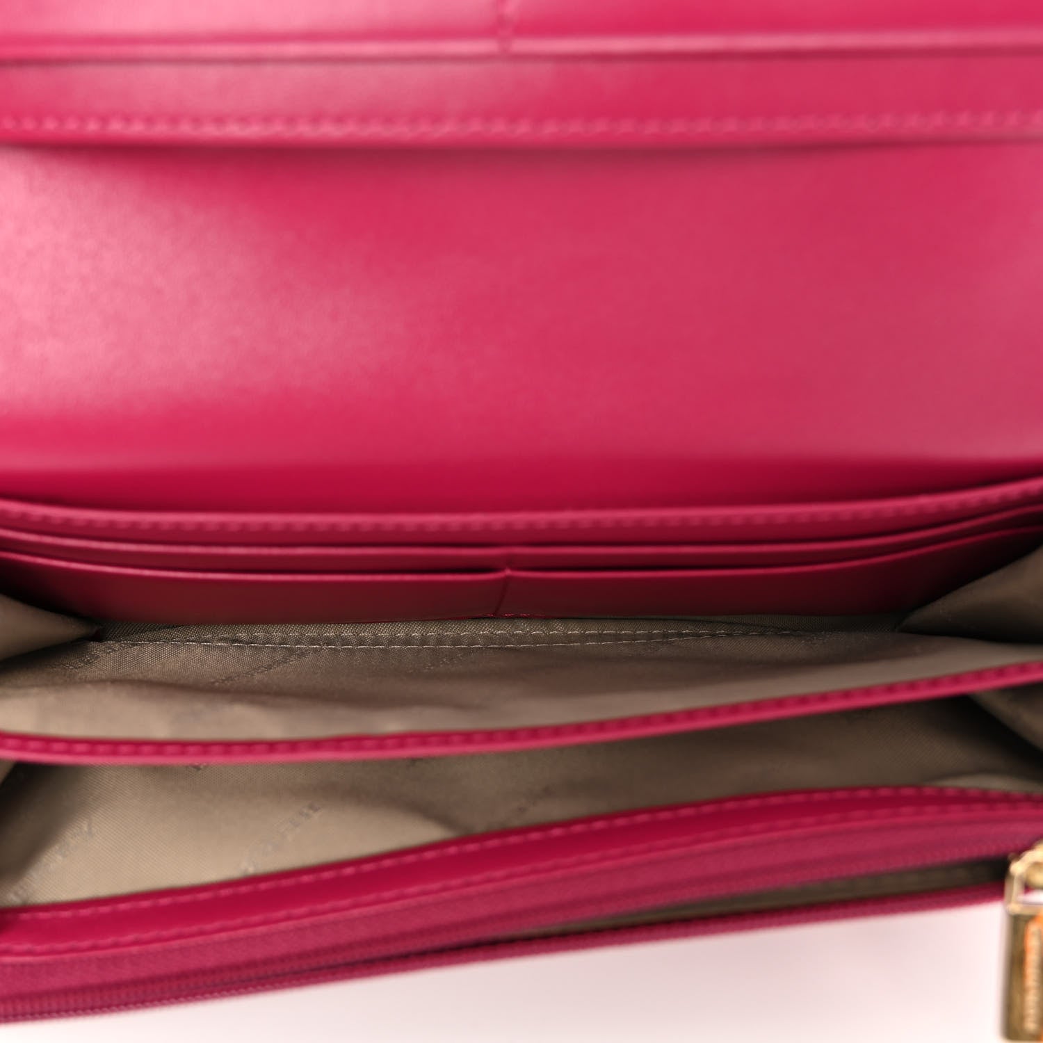 Burberry Haymarket Check Continental Wallet Bright Rhubarb Pink 6 of 10