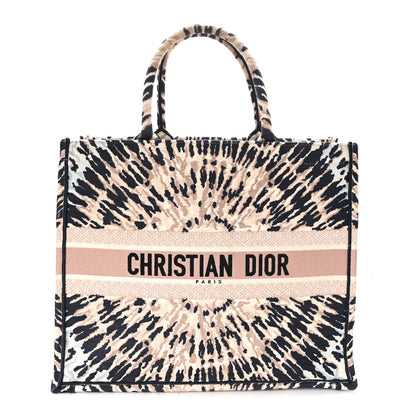 Christian Dior Canvas Embroidered Tie Dye Large Book Tote Multicolor 1 of 13