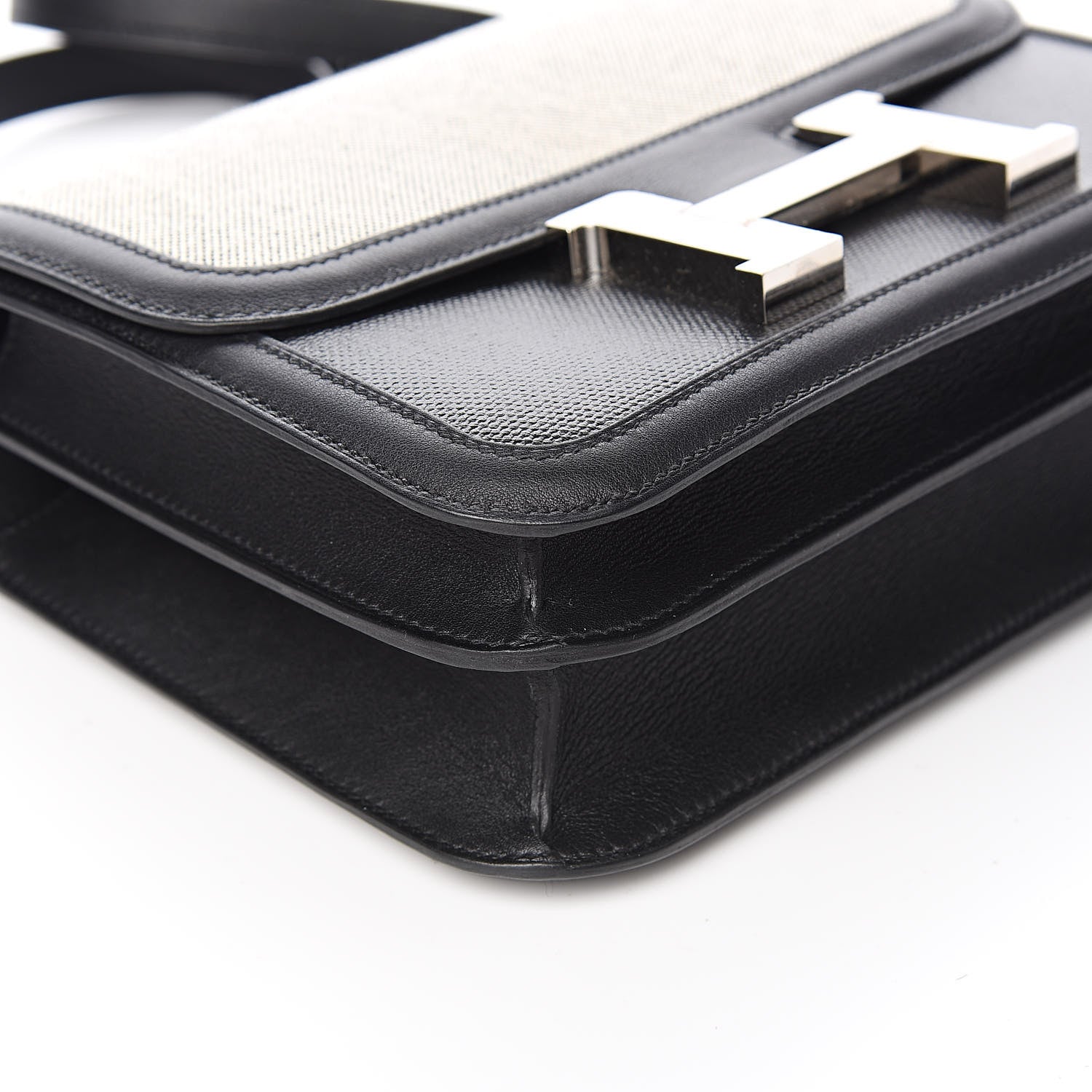 Hermes Swift Toile Constance 24 Black Ecru 6 of 21