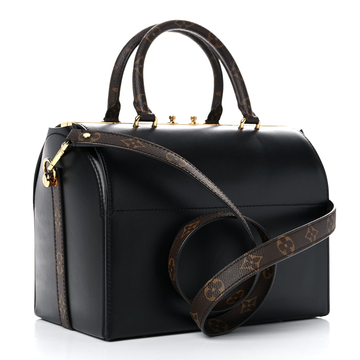 Calfskin Monogram Speedy Doctor 25 Black