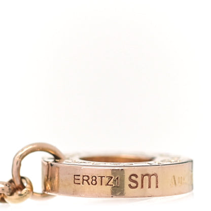 Bulgari 18K Rose Gold Mother of Pearl Bvlgari Bvlgari Engravable Bracelet SM 9 of 10