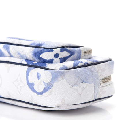 Louis Vuitton Monogram Watercolor Outdoor Pouch Blue 7 of 9