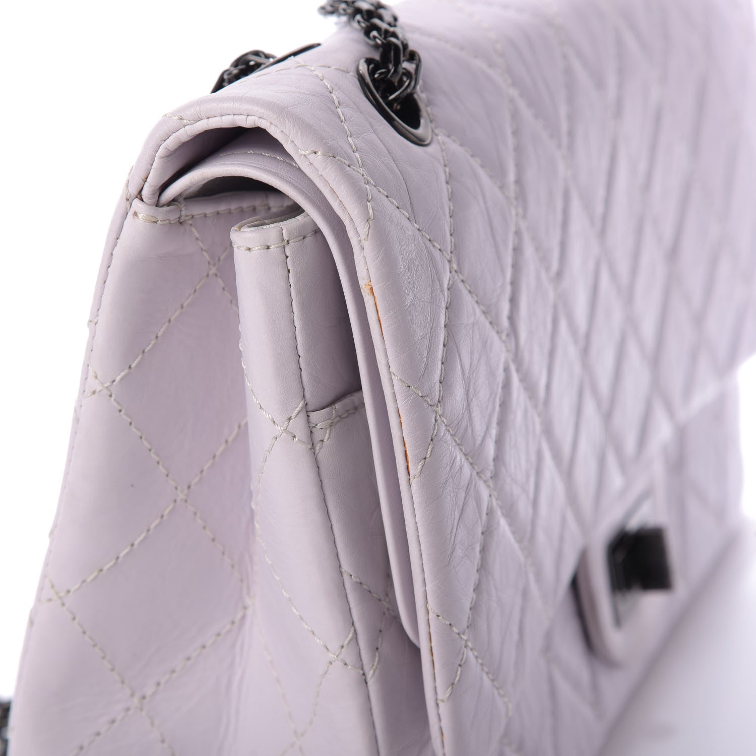 Chanel Aged Calfskin 2.55 Reissue 227 Flap White 13 of 13