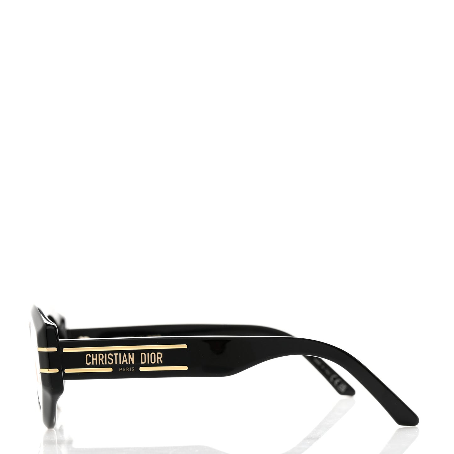Acetate DiorSignature B1U Butterfly Sunglasses Black