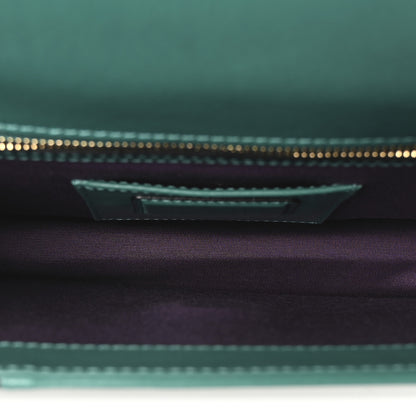 Bulgari Calfskin Serpenti Forever Snake Strap Crossbody Bag Emerald Green 5 of 9