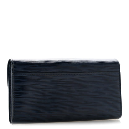 Louis Vuitton Epi Sarah Wallet NM Indigo 3 of 11
